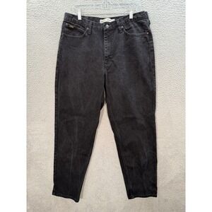 Vintage Lee Jeans Mens 36x32 Black Workwear Chore Barn Grunge Skater Western Y2K